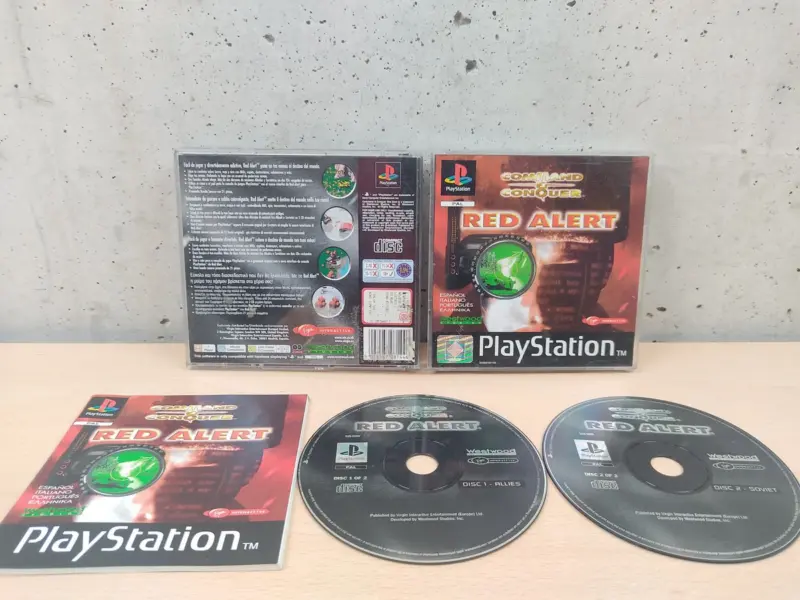 Command & Conquer Red Alert - PlayStation 1 PS1 - PAL ITA Completo - Vista 1