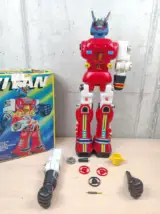 Jumbo Machinder Titan Groizer X Robot Action Figure Ceppi Ratti Vintage