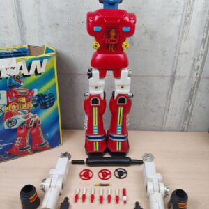 Miniatura 11 per Jumbo Machinder Titan Groizer X Robot Action Figure Ceppi Ratti Vintage