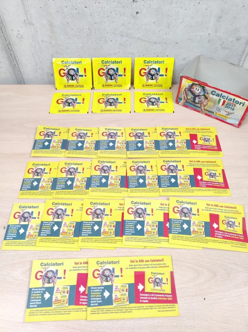 Lotto 6pz Figurine Panini 2017 2018 Campione Gratuito - Vista 1