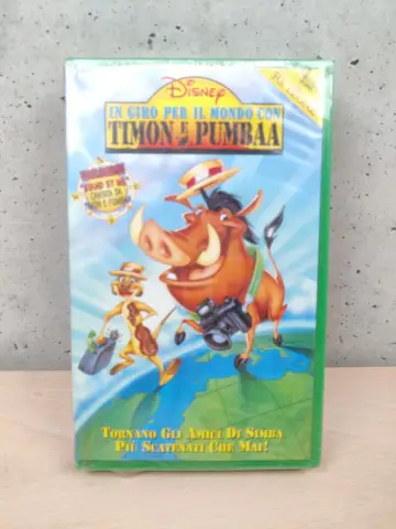 Reperto originale In Giro per il Mondo con Timon e Pumbaa - Nuovo Sigillato VHS - Condizioni NUOVO / SIGILLATO CIB