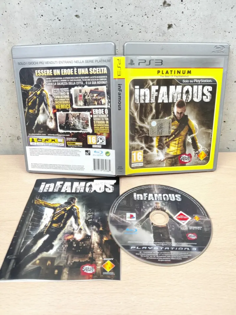 Infamous Platinum - PlayStation 3 PS3 - PAL ITA Completo - Vista 1