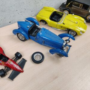 Miniatura 3 per Lotto Auto Burgao Come Pezzi di Ricambio - Vintage Diecast Model Car Auto Modellino
