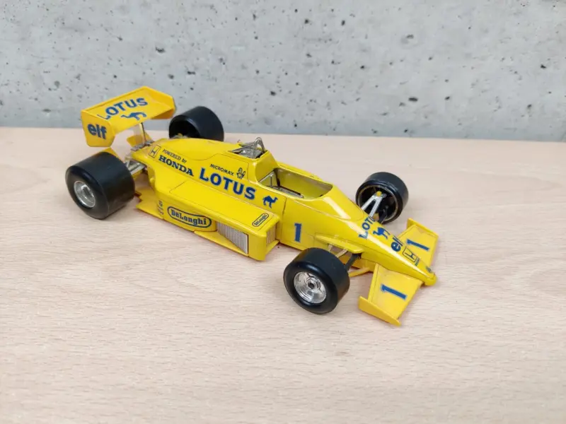 Burago Lotus Honda 97 T Gialla Formula 1 - Vintage Diecast Model Car Auto Modellino - Vista 1