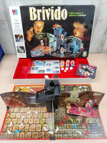 Reperto originale Brivido MB - Gioco da Tavolo Vintage Anni 90 Quasi Completo - Condizioni USATO CIB