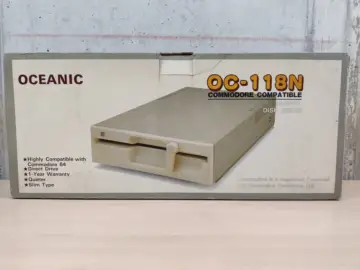 Reperto originale Floppy Disk Drive Oceanic OC118N OC-118N con Scatola per Commodore - Condizioni USATO CIB