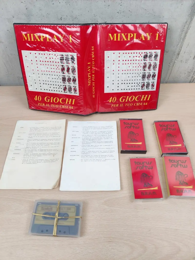 Cofanetto Mixplay 1 40 Giochi per il Tuo CBM 64 Commodore - Vista 1