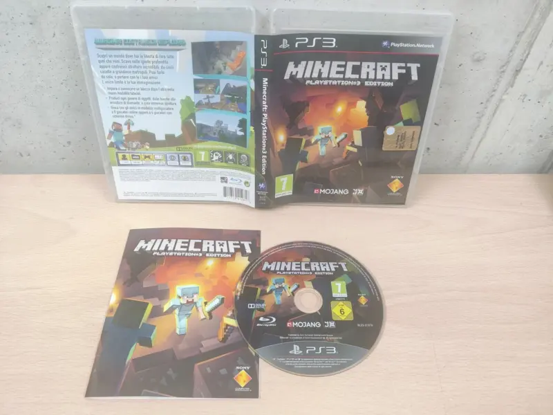Minecraft - PlayStation 3 PS3 - PAL ITA Completo Disco Specchio - Vista 1