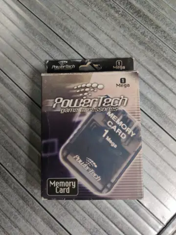 Reperto originale Memory Card 1 Mega Powertech - PlayStation 1 PS1 - Nuovo - Condizioni NUOVO / SIGILLATO CIB