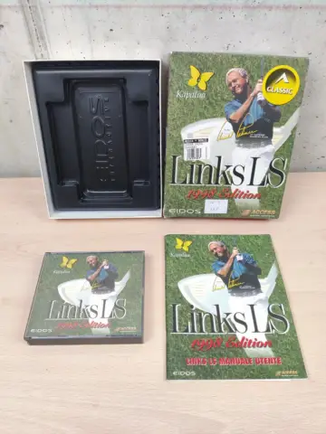 Reperto originale Links LS 1998 Edition - PC Computer Big Box - Italiano Manca 1 Disco (1998) - Condizioni USATO CIB