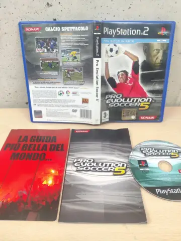 Reperto originale Pro Evolution Soccer PES 5 - PlayStation 2 PS2 - PAL ITA Completo - Condizioni USATO TESTATO 100% CIB