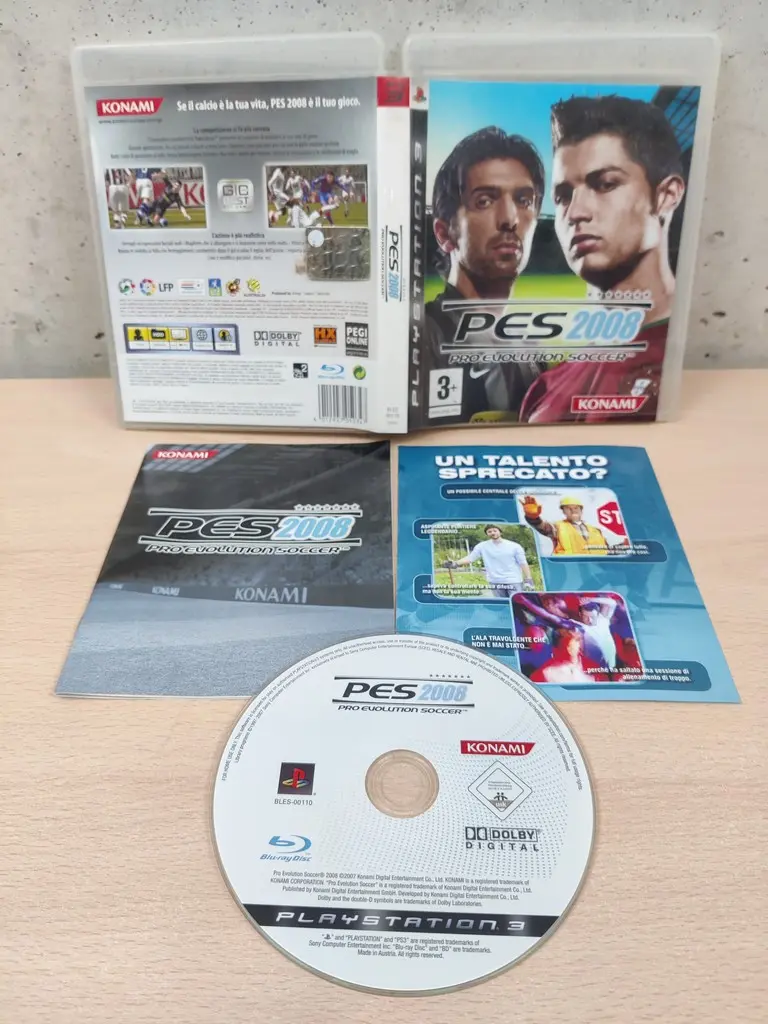 PES 2008 - PlayStation 3 PS3 - PAL ITA Completo - Vista 1