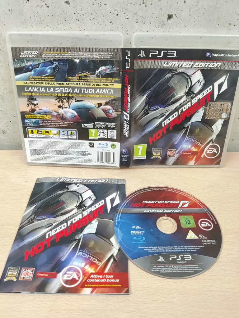 Need for Speed Hot Pursuit Limited Edition - PlayStation 3 PS3 - PAL ITA Completo - Vista 1