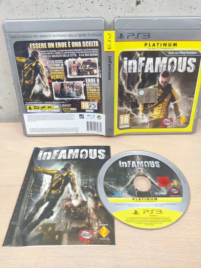 Infamous Platinum - PlayStation 3 PS3 - PAL ITA Completo - Vista 1