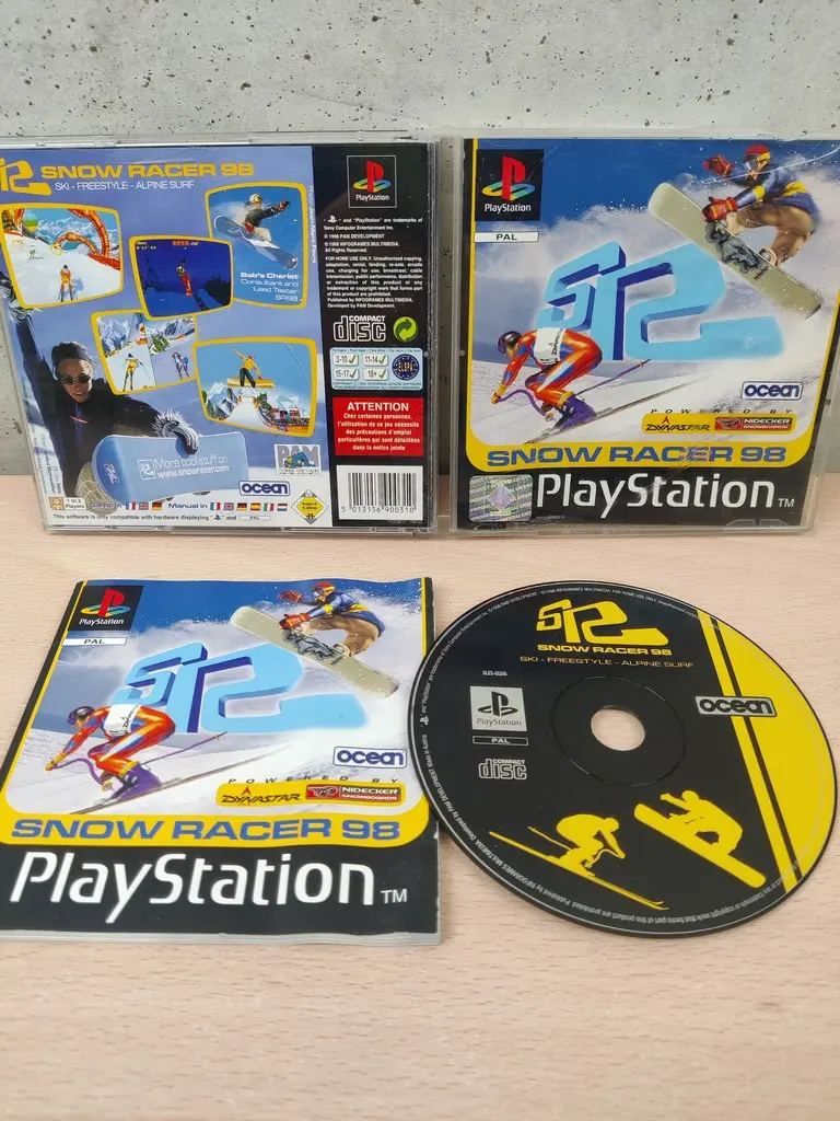 Snow Racer 98 - PlayStation 1 PS1 - PAL ITA Completo - Vista 1