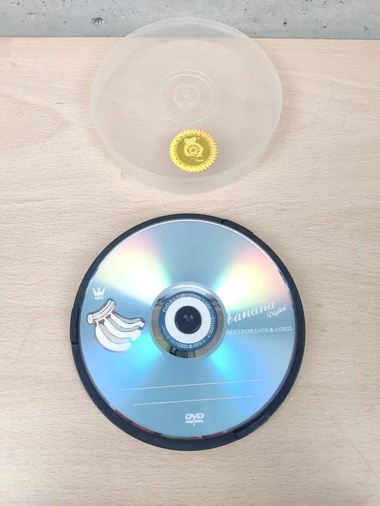 DVD-R 1-16X 4,7GB Data Video - 9pz Nuovi - Vista 1