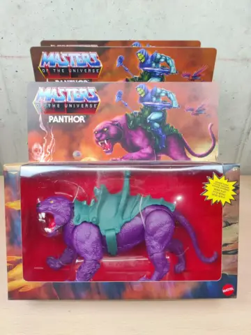 Reperto originale Pantera Panthor Masters of the Universe - Action Figure Mattel Damage Box Nuovi - Condizioni NUOVO / SIGILLATO CIB