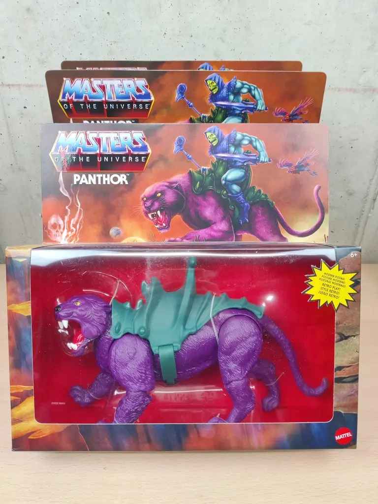 Pantera Panthor Masters of the Universe - Action Figure Mattel Damage Box Nuovi - Vista 1