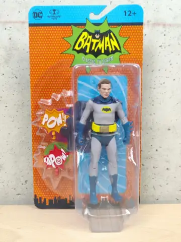 Reperto originale Batman 66 Batman Unmasked DC Retro Action Figure Classic TV Series McFarlane Toys Nuovo - Condizioni NUOVO / SIGILLATO CIB