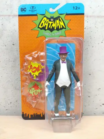 Reperto originale The Penguin Batman DC Retro Action Figure Classic TV Series McFarlane Toys Nuovo - Condizioni NUOVO / SIGILLATO CIB