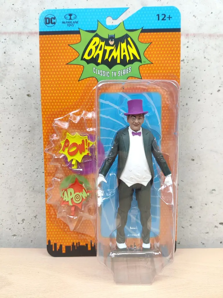 The Penguin Batman DC Retro Action Figure Classic TV Series McFarlane Toys Nuovo - Vista 1