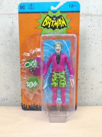 Reperto originale The Joker Swim Shorts Batman DC Retro Action Figure Classic TV Series McFarlane Toys Nuovo - Condizioni NUOVO / SIGILLATO CIB