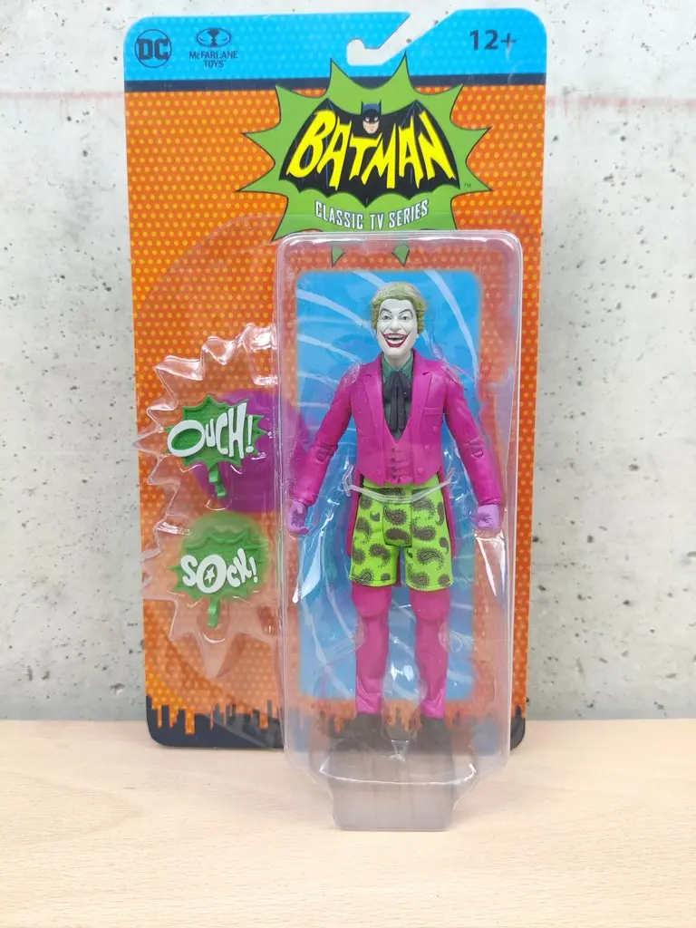 The Joker Swim Shorts Batman DC Retro Action Figure Classic TV Series McFarlane Toys Nuovo - Vista 1