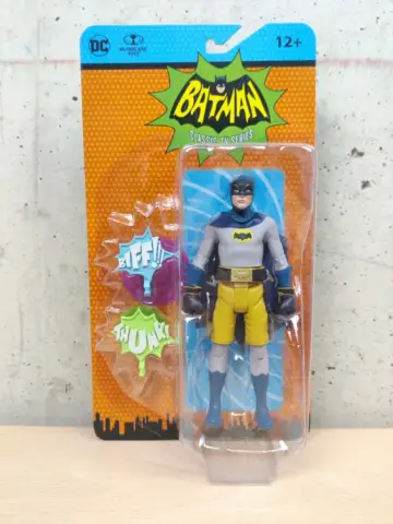 Reperto originale Batman in Boxing Gloves Batman 66 DC Retro Action Figure Classic TV Series McFarlane Toys Nuovo - Condizioni NUOVO / SIGILLATO CIB