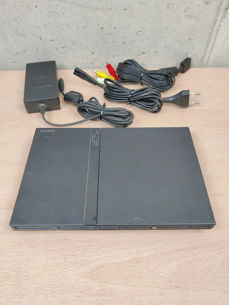 Sony PlayStation 2 PS2 Slim Console con Cavi - Testato e Funzionante SCPH-70004 #09 - Vista 1