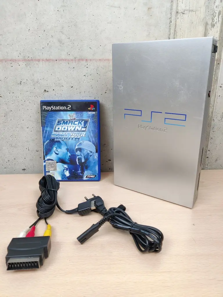 Sony PlayStation 2 PS2 Silver Argento - Testato e Funzionante SCPH-50004 - Vista 1