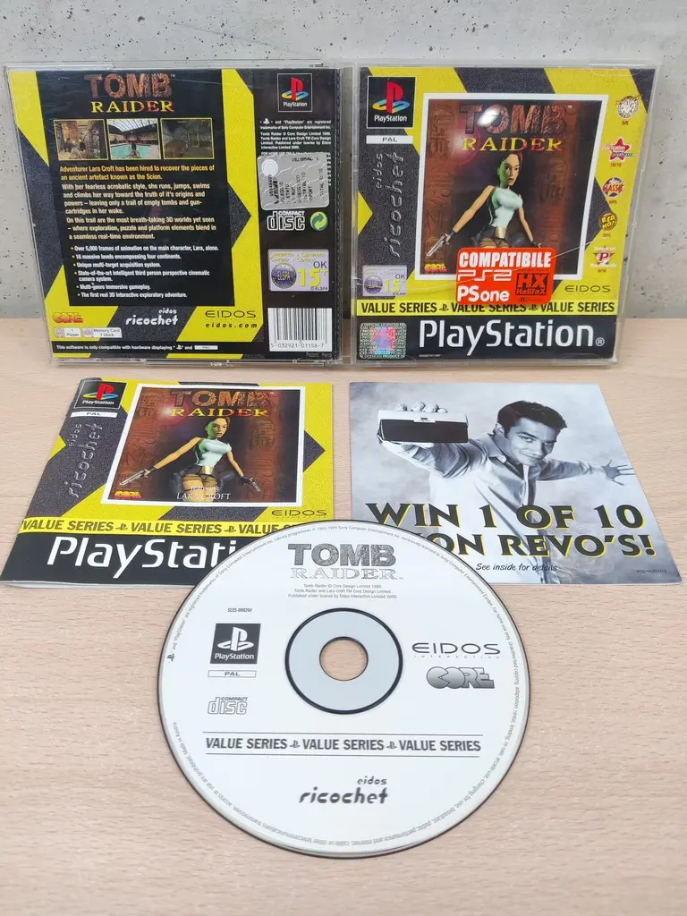 Tomb Raider Value Series - PlayStation 1 PS1 - PAL Completo - Vista 1