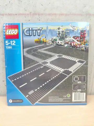 Reperto originale LEGO 7280 - Strada Rettilineo e Incrocio Nuovi MISB - Condizioni NUOVO / SIGILLATO CIB