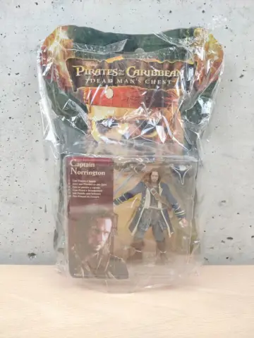 Reperto originale Pirates of the Caribbean Dead Man's Chest Captain Norrington Action Figure Nuovo #02 - Condizioni NUOVO / SIGILLATO CIB