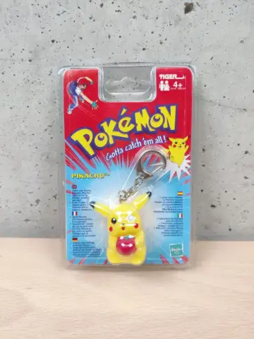 Reperto originale Portachiavi Pokemon Pikachu - Hasbro Tiger Nuovo - Condizioni NUOVO / SIGILLATO CIB