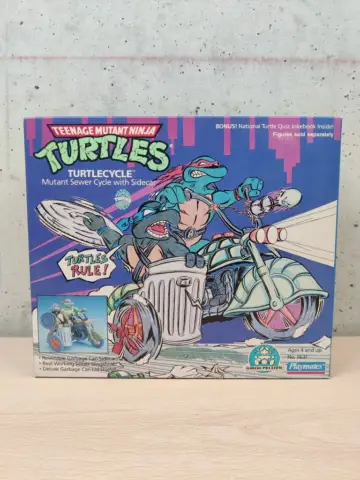Reperto originale Turtlecycle Tartarughe Turtles Ninja Teenage Mutant TMNT Vintage 1989 Playmates Nuovo (1989) - Condizioni NUOVO / SIGILLATO CIB
