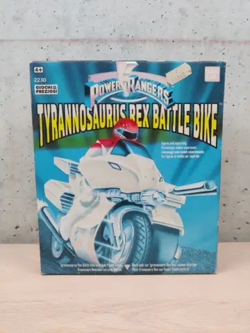 Reperto originale Power Rangers Tyrannosaurus Rex Battle Bike Bandai 1993 Vintage Nuovo (1993) - Condizioni NUOVO / SIGILLATO CIB