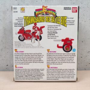 Miniatura 2 per Power Rangers Tyrannosaurus Rex Battle Bike Bandai 1993 Vintage Nuovo