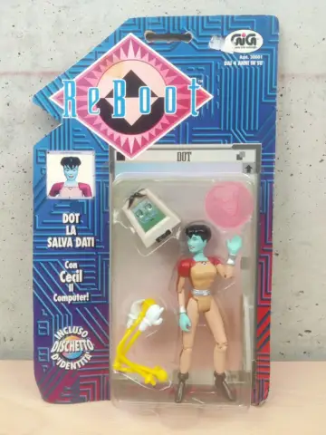 Reperto originale Reboot Dot la Salva Dati GiG Action Figure Vintage Nuovo - Condizioni NUOVO / SIGILLATO CIB