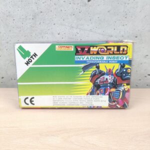 Miniatura 4 per V World Invading Insects Transformable Robot Purple Rainbow Moth Figure Vintage Nuovo