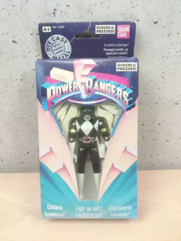 Reperto originale Power Ranger Light-Up Belt Cintura Luminosa Bandai 1993 Giochi Preziosi Nuovo (1993) - Condizioni NUOVO / SIGILLATO CIB