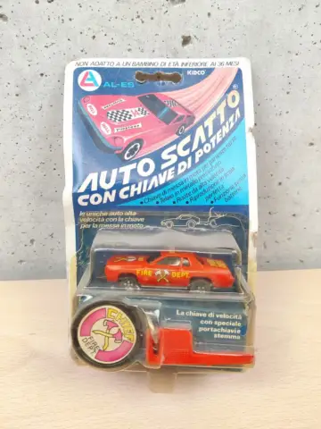 Reperto originale Auto Scatto con Chiave di Potenza Modellino Diecast Vintage Anni 80' Nuovo #03 - Condizioni NUOVO / SIGILLATO CIB