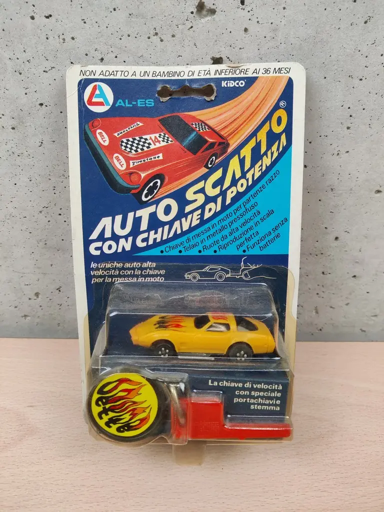 Auto Scatto con Chiave di Potenza Modellino Diecast Vintage Anni 80' Nuovo #08 - Vista 1