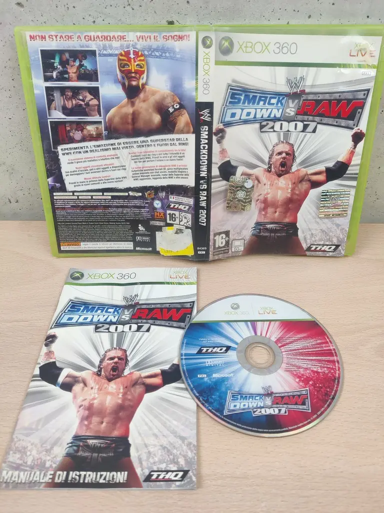 SmackDown vs Raw 2007 - Xbox 360 - PAL ITA - Vista 1