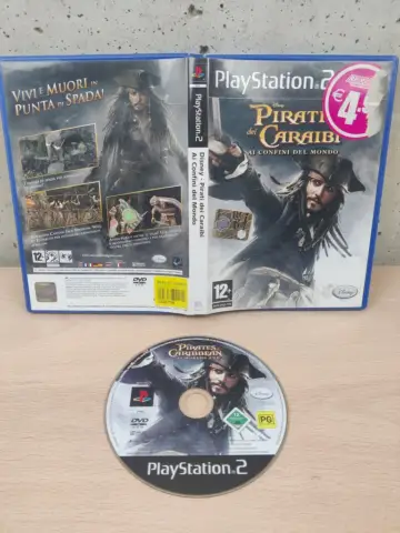 Reperto originale Disney Pirati dei Caraibi ai Confini del Mondo - PlayStation 2 PS2 - PAL ITA - Condizioni USATO TESTATO 100% CIB