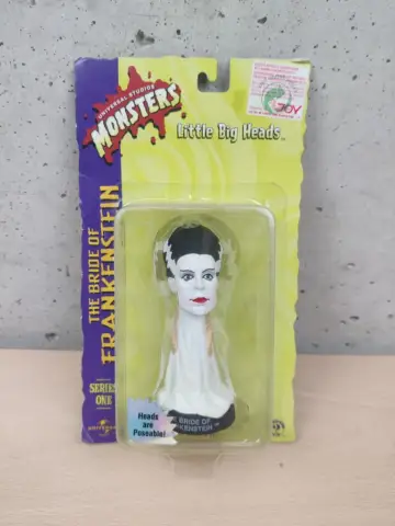 Reperto originale The Bride of Frankenstein Sideshow Monsters Little Big Heads Nuovo - Condizioni NUOVO / SIGILLATO CIB