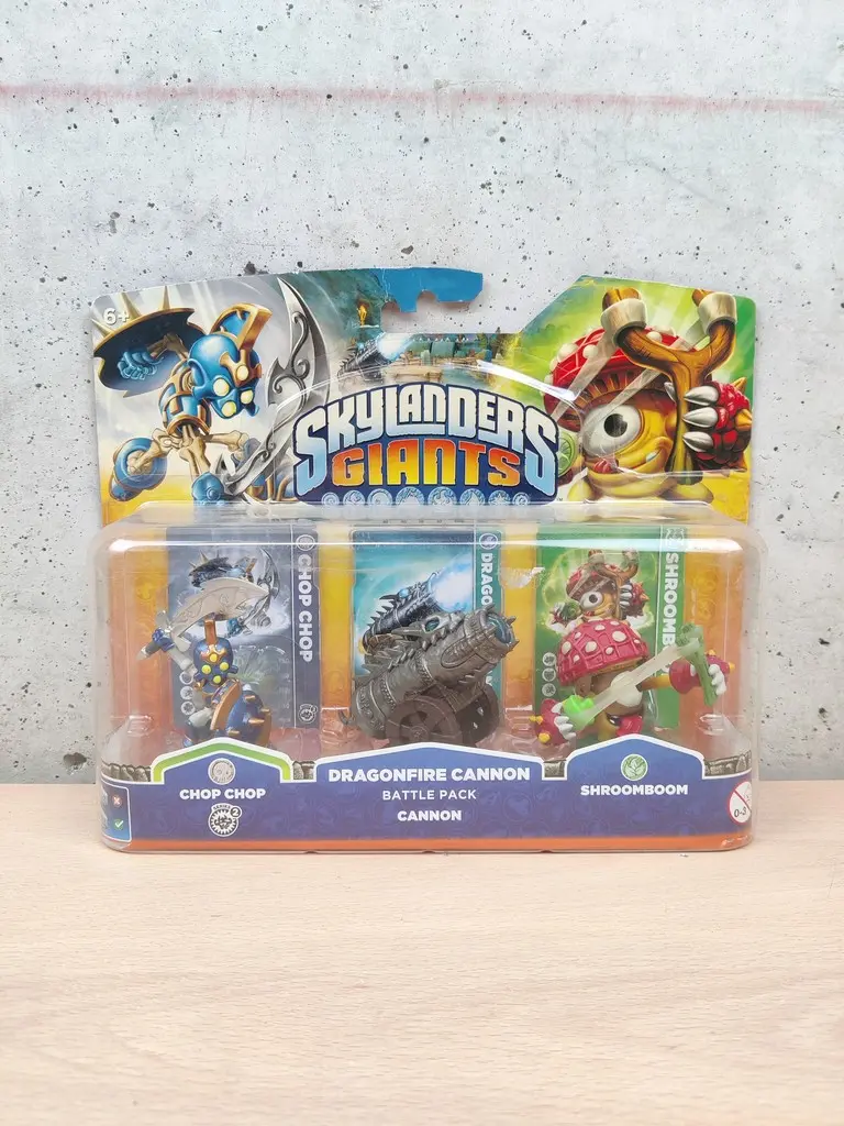 Skylanders Giants Chop Chop / Dragonfire Cannone / Shroomboom 3 Personaggi Nuovo - Vista 1