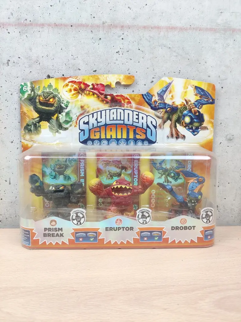 Skylanders Giants Prism Break / Eruptor / Drobot 3 Personaggi Nuovo - Vista 1