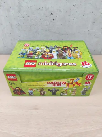 Reperto originale Box Scatola Vuota LEGO Minifigures Serie 13 - Condizioni USATO CIB