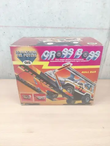 Reperto originale Roll Bar Cross Boss Bianco 77 Macchine del Potere GiG New Vintage Galoob Anni 80 Nuovo (1985) - Condizioni NUOVO / SIGILLATO CIB