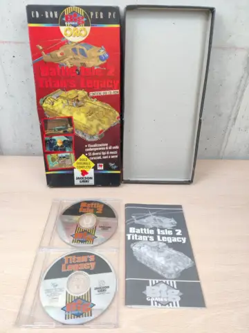Reperto originale Battle Isle 2 / Titan's Legacy - PC Computer Big Box - Italiano - Condizioni USATO CIB